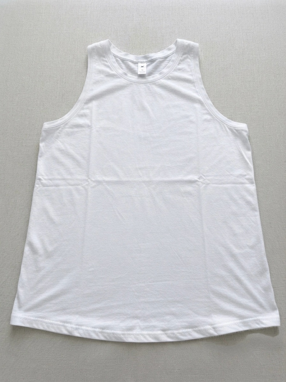 Classic White Ribbed Tank Top